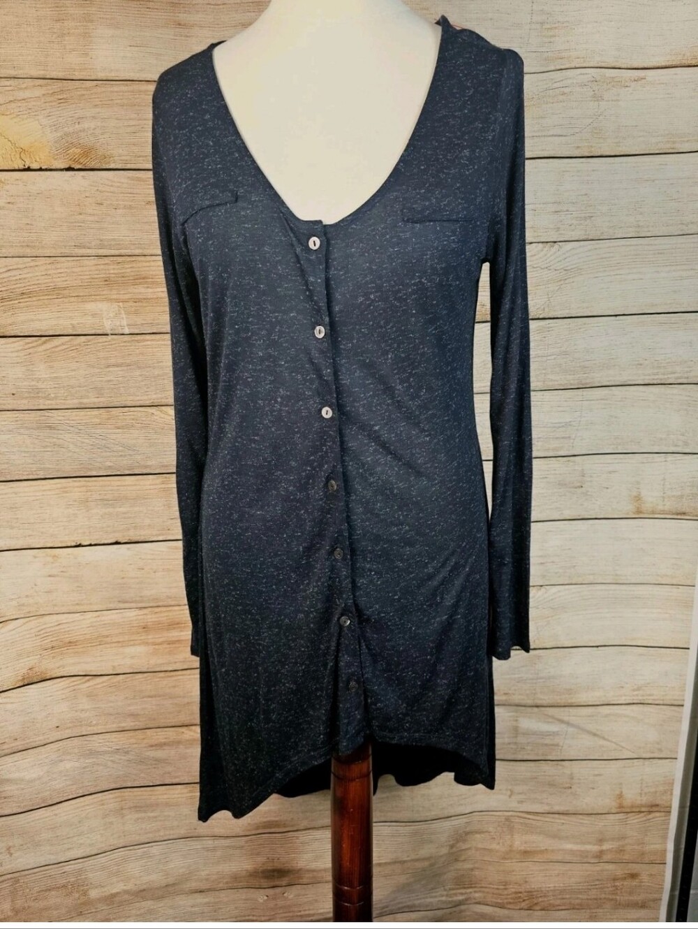 Soft Surroundings NEW Lightweight High Low Hem Cardigan Sweater Size Large